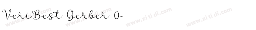 VeriBest Gerber 0字体转换